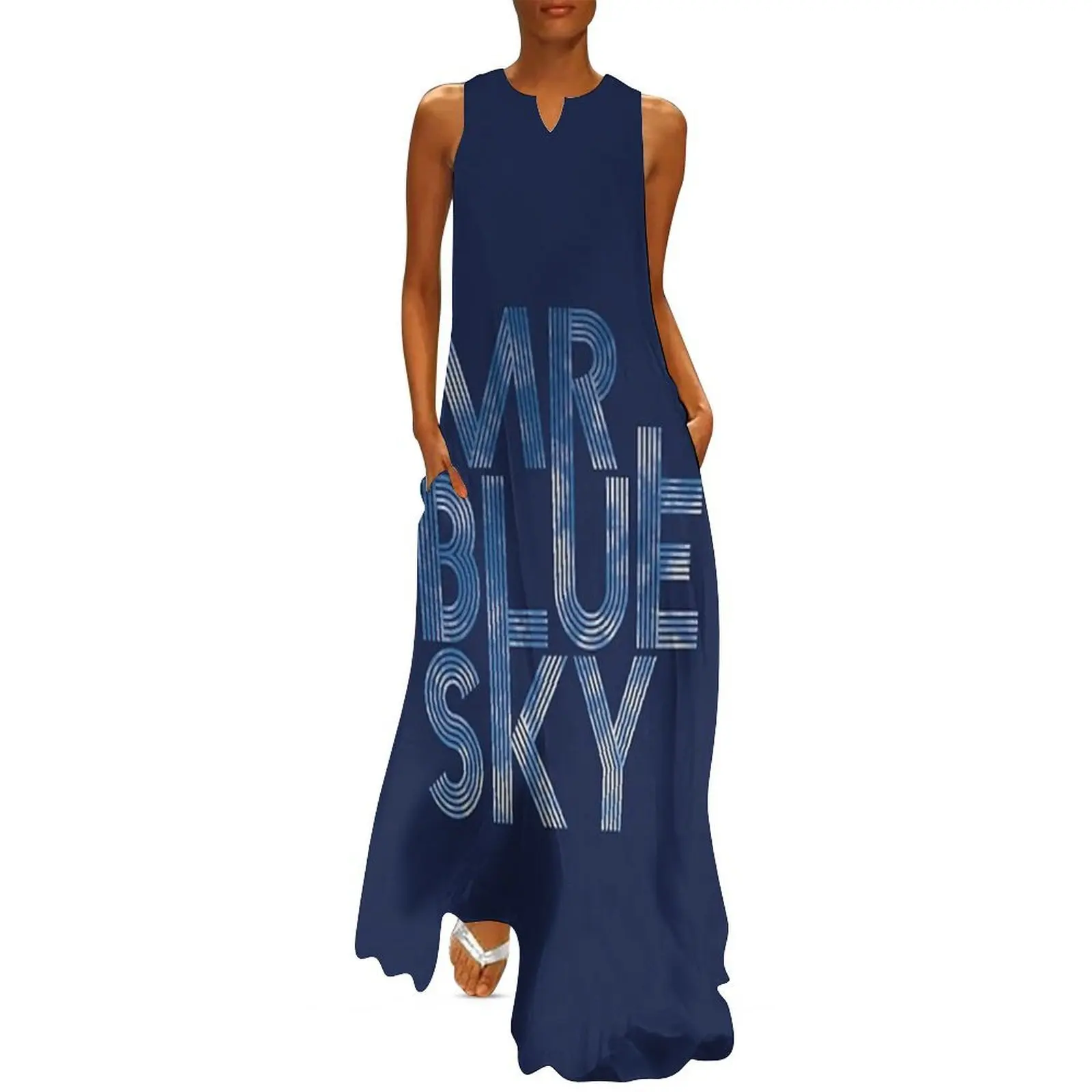 

Mr Blue Sky Long Dress summer clothes party dresses women women's summer clothing 2025 women's evening dresses