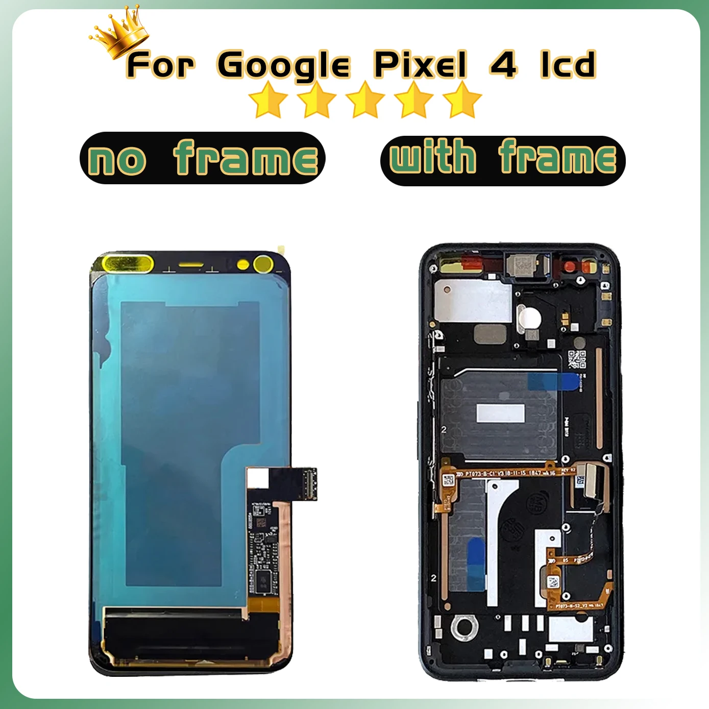 AMOLED AAA Quality LCD For Google Pixel 4 G020M LCD Screen Display Touch Panel For Google Pixel 4 XL 4XL G020P Digitizer Screen