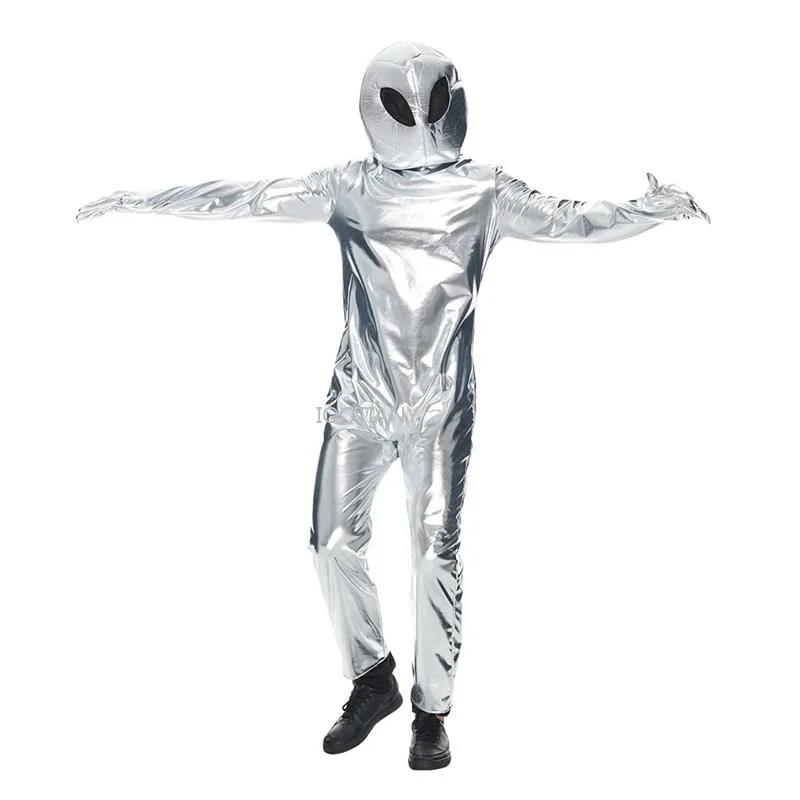 New Alien Roaming Space Party Performance Costume Funny UFO Astronaut Performance Costumes Carnival Halloween Party Parade Set