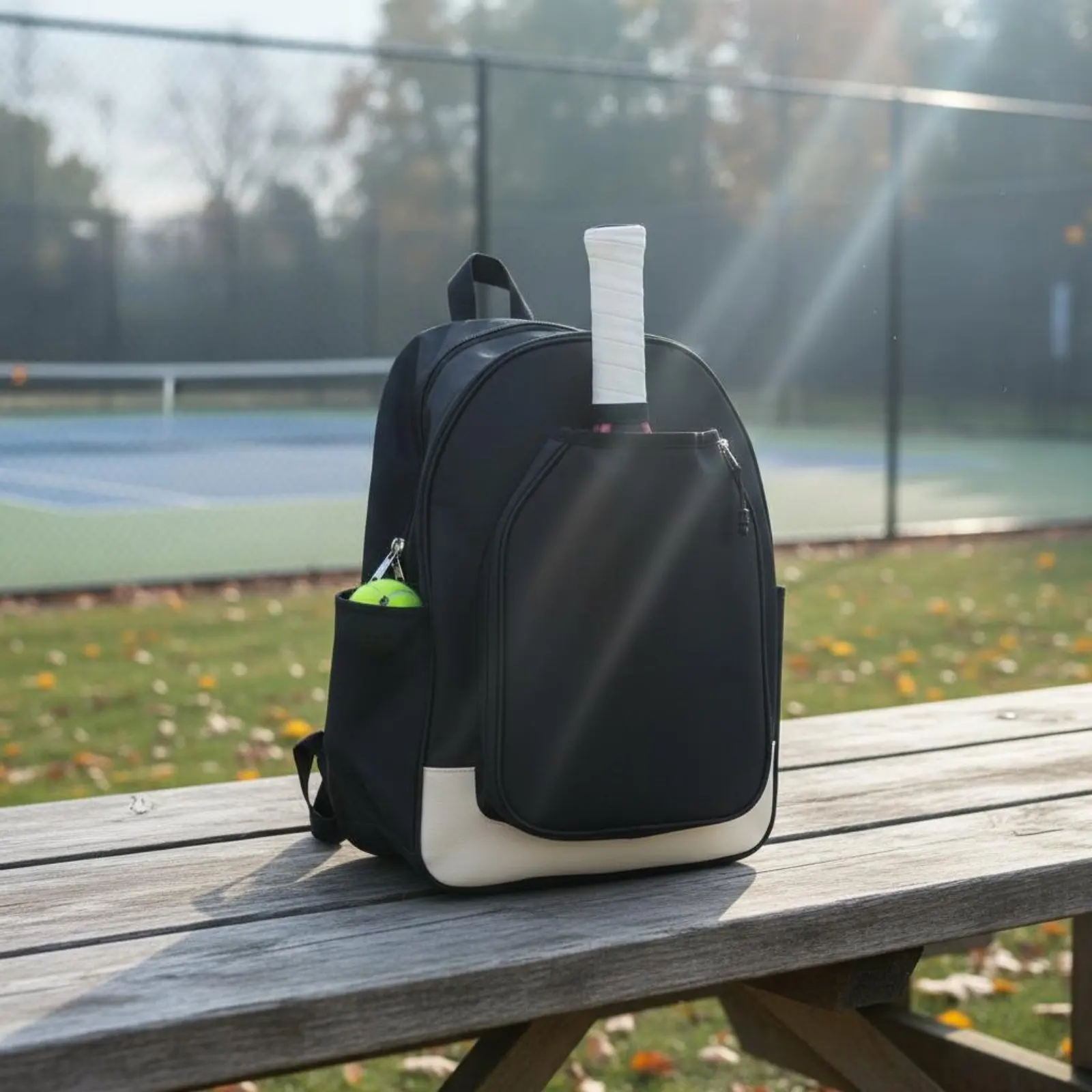 

Pickleball Bag Stylish Design Pickleball Racket Bag Badminton Racket Carrier Waterproof Athletic Gear Scuff Resistant for Gym