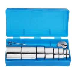 17 pcs/set 2g-200g metal entalhado peso conjunto balança balanceamento calibração com caso gancho experimento física