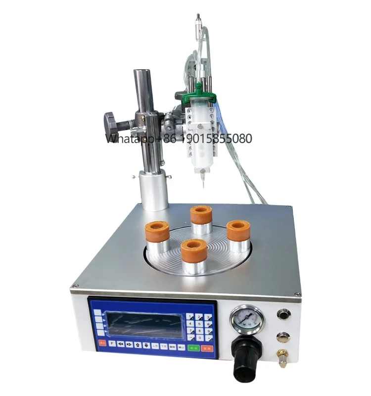 

Four-station Round Dispensing Machine Desktop Robots for Electronics Production