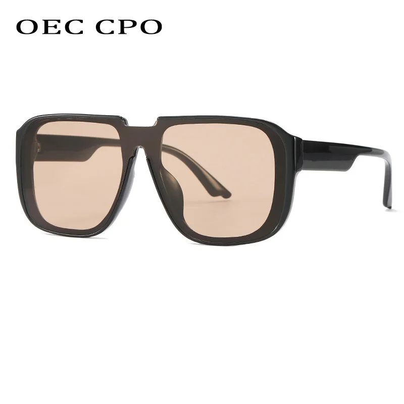 

Oversized Goggle One Piece Sunglasses Women Men New Punk Square Sun Glasses Female UV400 Shades Luxury Fashion Eyewear Oculos