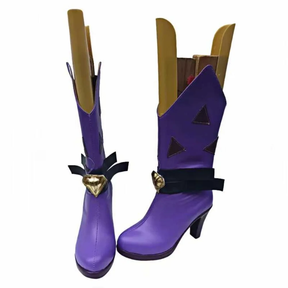 Yu Cosplay Store Magica Cos Boots - New World Anime Role Playing Custom Shoes Game Anime Carnival Halloween