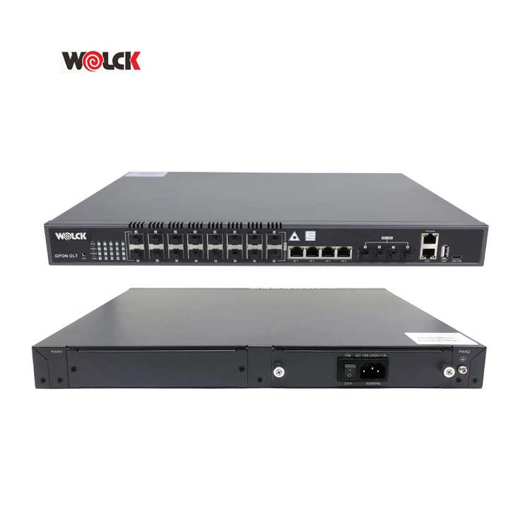 

Оптический линейный терминал Wolck FTTH Vsol De C320 16 портов Pon GPON OLT