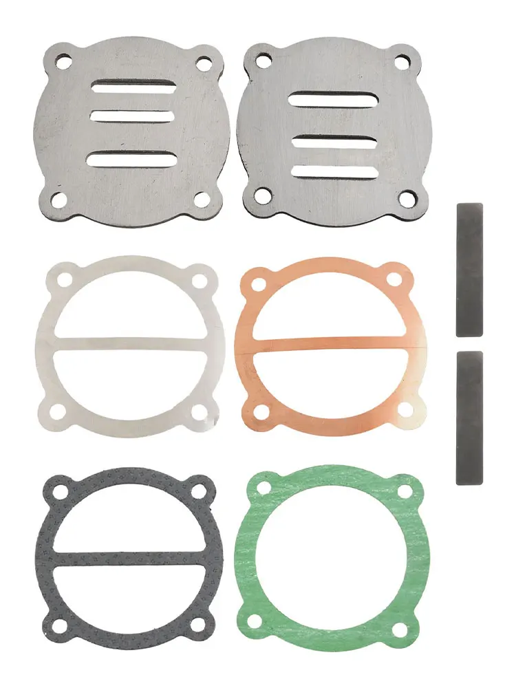 Set plat katup kompresor udara, aksesori suku cadang pengganti pompa udara silinder kualitas tinggi