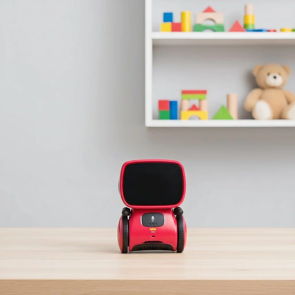 

Interactive Educational Robot - Russian, English & Spanish Voice & Touch Control Toy for Kids