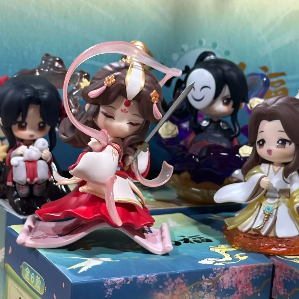 En stock Heaven Official's Blessing The Splendor of Painting Series Blind Box Tian Guan Ci Fu Xielian & Huacheng Figure Toys