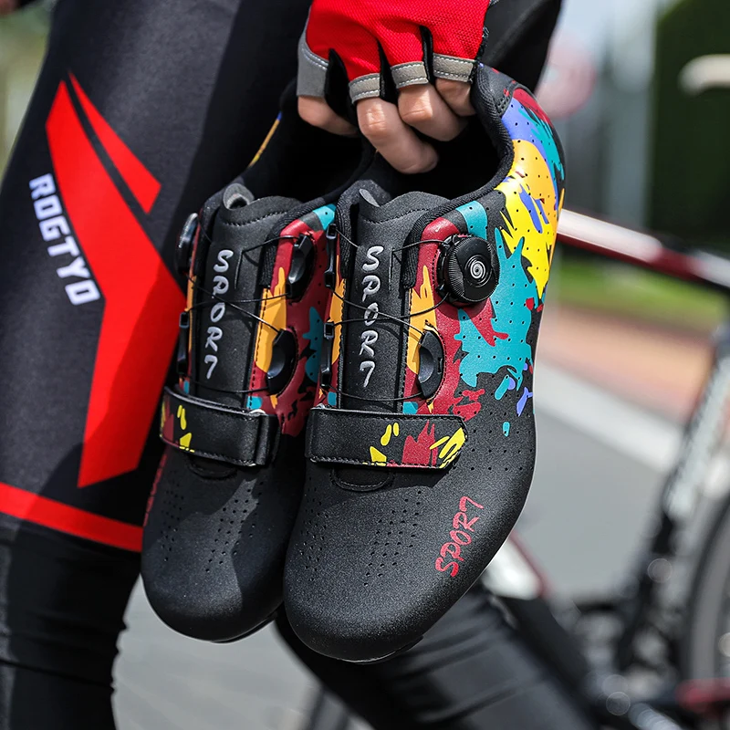Herren-Fahrradschuhe MTB, Leichte und Langlebige Mountainbike-Schuhe, Geeignet für Outdoor-Bergfahrten, Unisex 37-46 – Detail 31