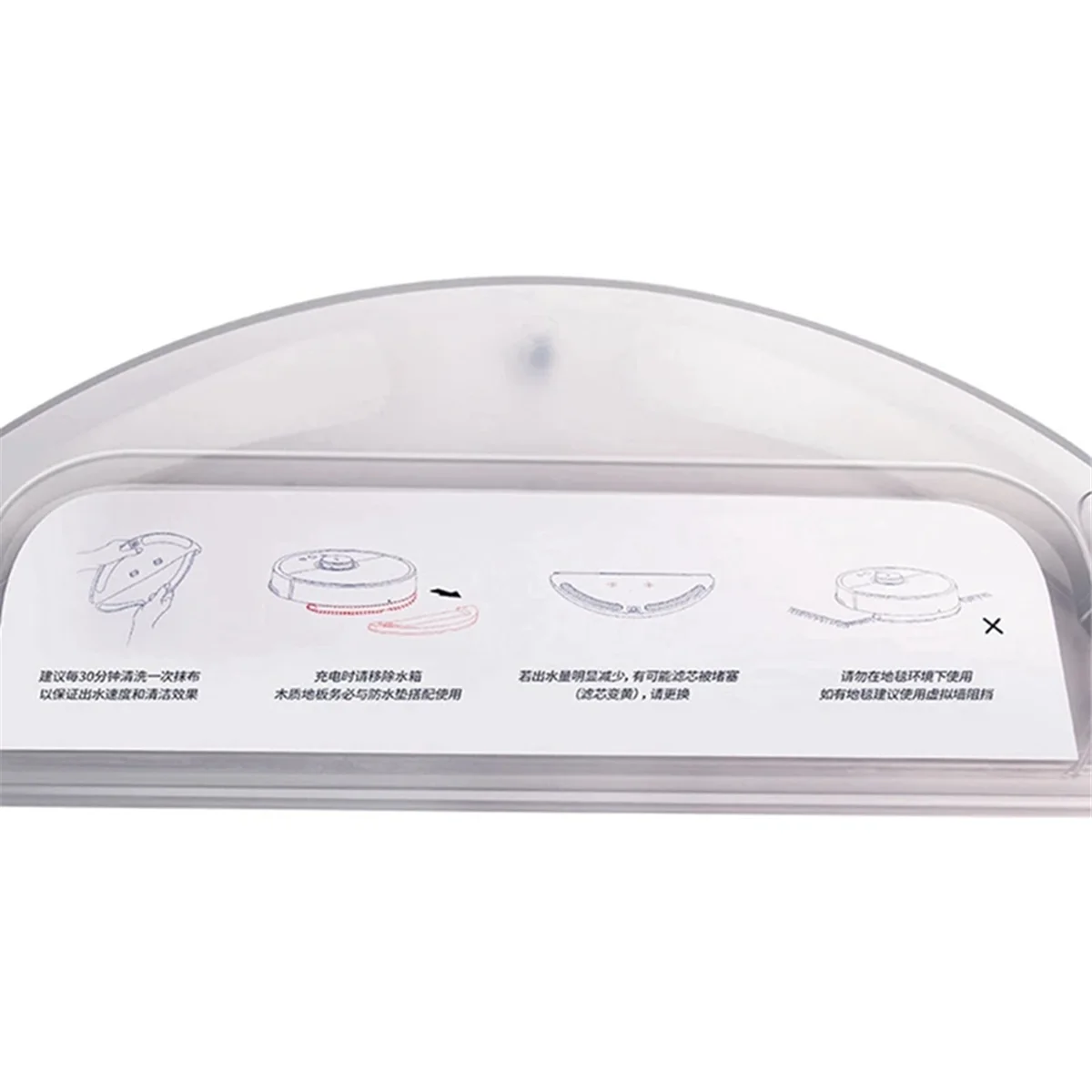 Резервуар для воды для Roborock 1/2, S5, S50, S51, S55, S6, S60, S65, E25, E35, E20, C10, T4, T6 Mi, пылесосы, фильтр для воды, Швабра, тканевые детали