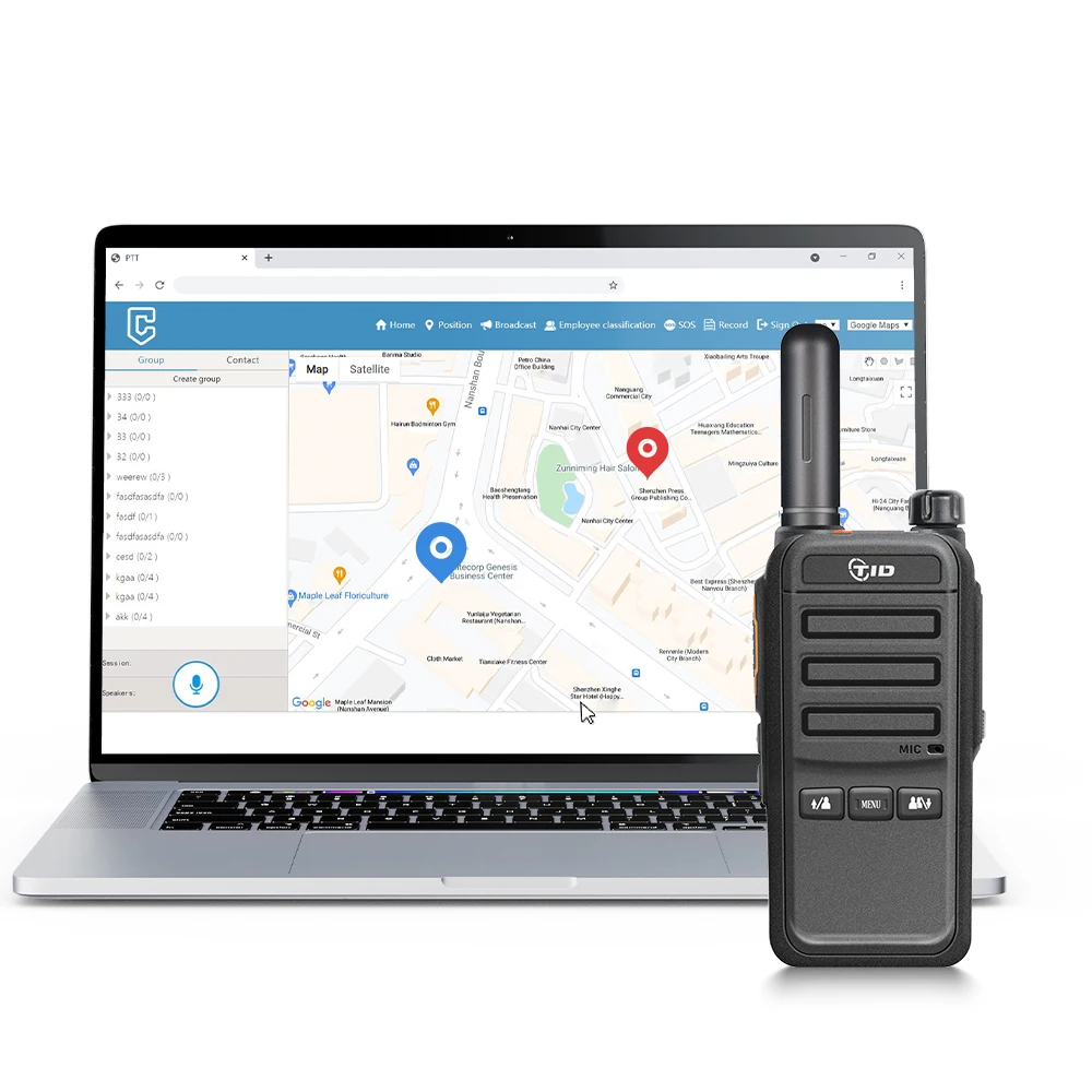 

TD-G715 Real-PTT Security 4g Dual Sim Card Poc Two Way Talkie-walky Radio Walkie-talki