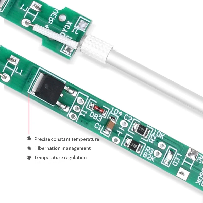 60 Вт, 220 В, ЕС, электрический паяльник с регулируемой температурой, припой, оловянная сварка, припой, нагревательный наконечник, инструмент для