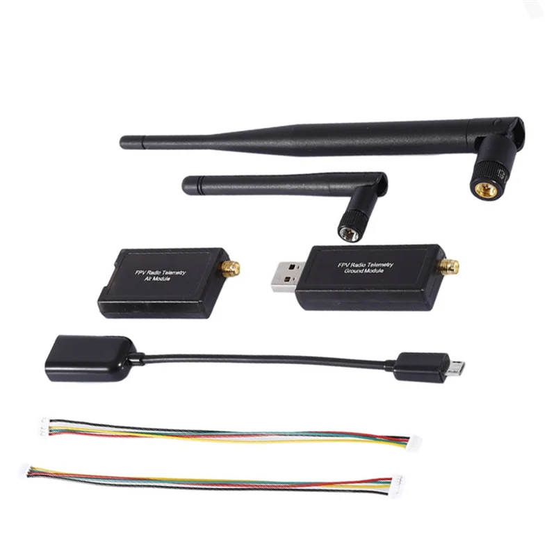 AK51-3DR Radio Telemetry 433Mhz 500MW 3DR Digital Transmission Module Set With OTG Cables For APM 2.8 /Pixhawk 2.4.8