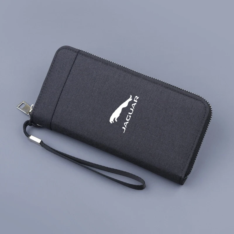 Новая парусиновая сумка для документов вождения автомобиля, ID-паспорт, кошелек для карт, чехол для Jaguar XF F-pace I-pace XK XE XJ E-pace JS-Racing SV