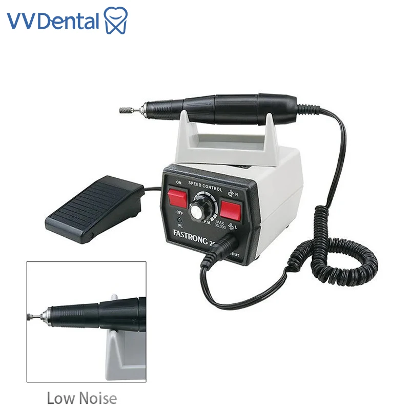 VVDental Dental Lab Micromotor Polishing Machine Model 204 Grinder for Dental Grinding Nail Polishing Complete Set Dentistry Equ