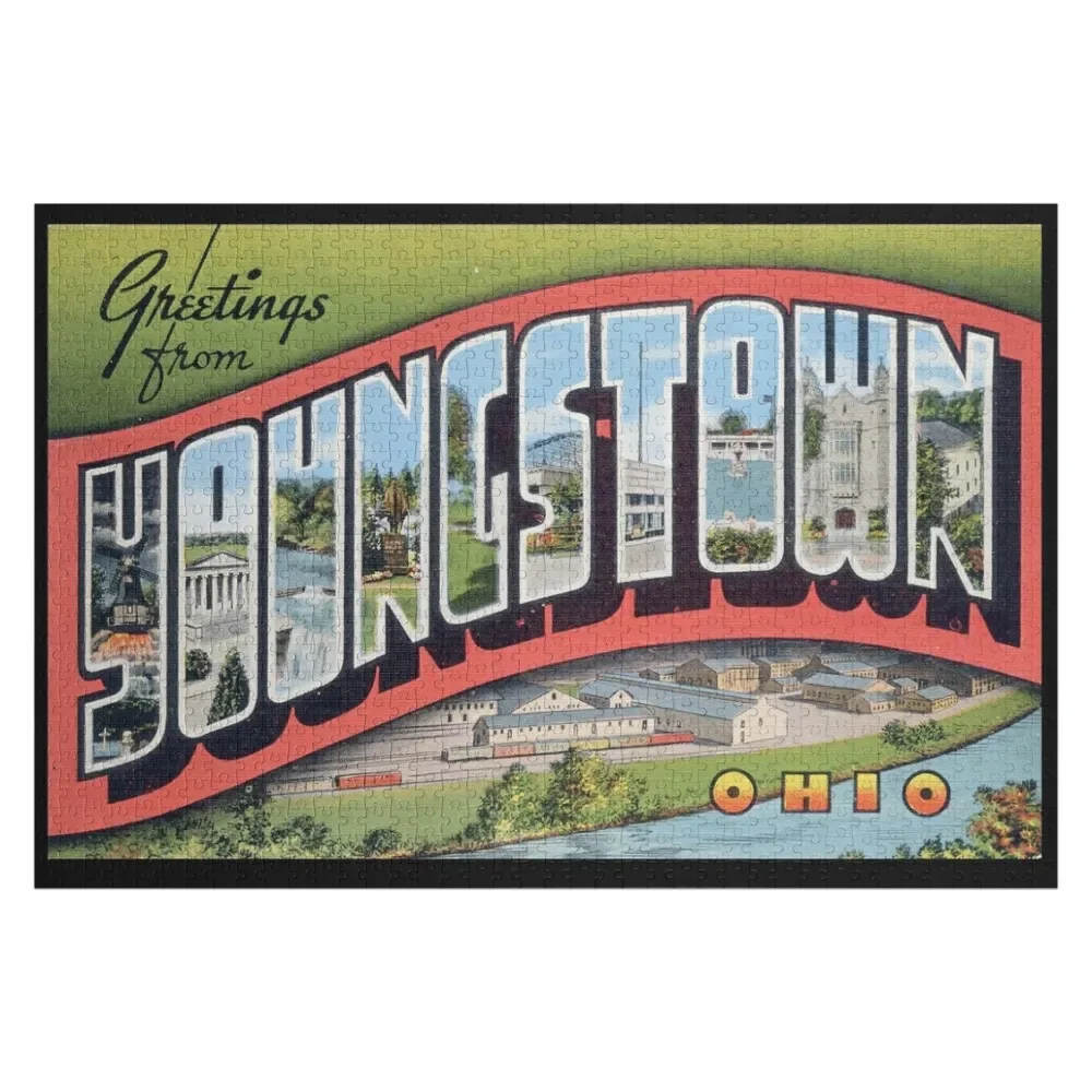 

youngstown, ohio, puzzle Jigsaw Puzzle Custom Jigsaw Wood Photo Personalized Customized Photo Puzzle