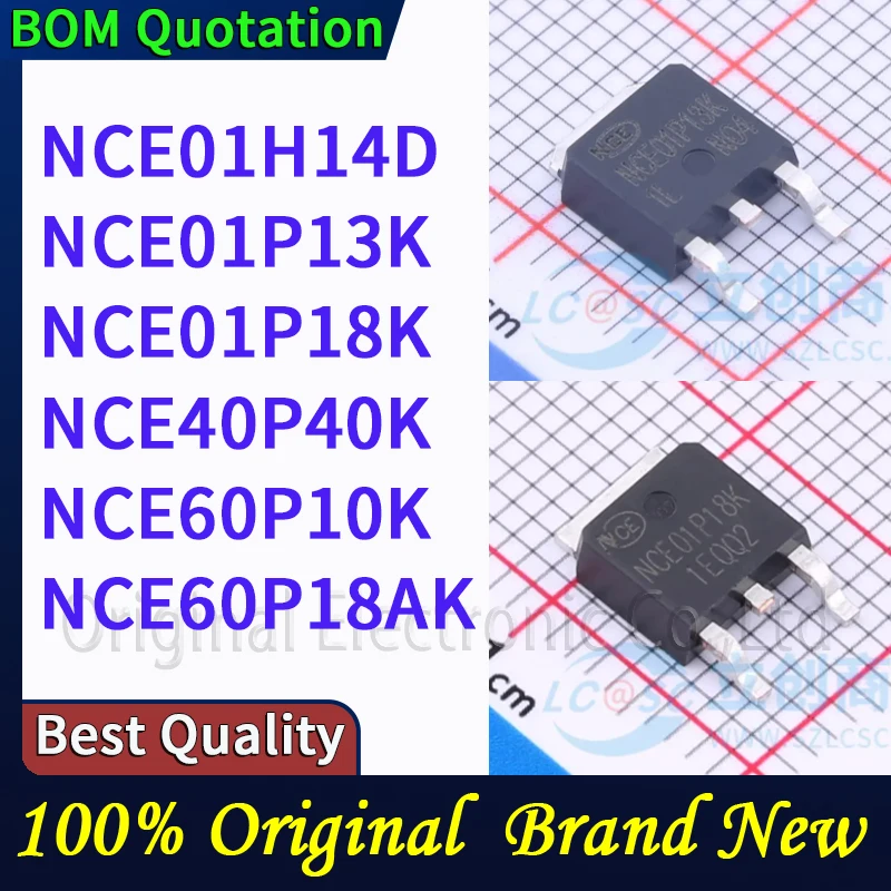 

5 шт./лот NCE01H14D NCE01P13K NCE01P18K NCE40P40K NCE60P10K NCE60P18AK В наличии Оригинальные высококачественные товары