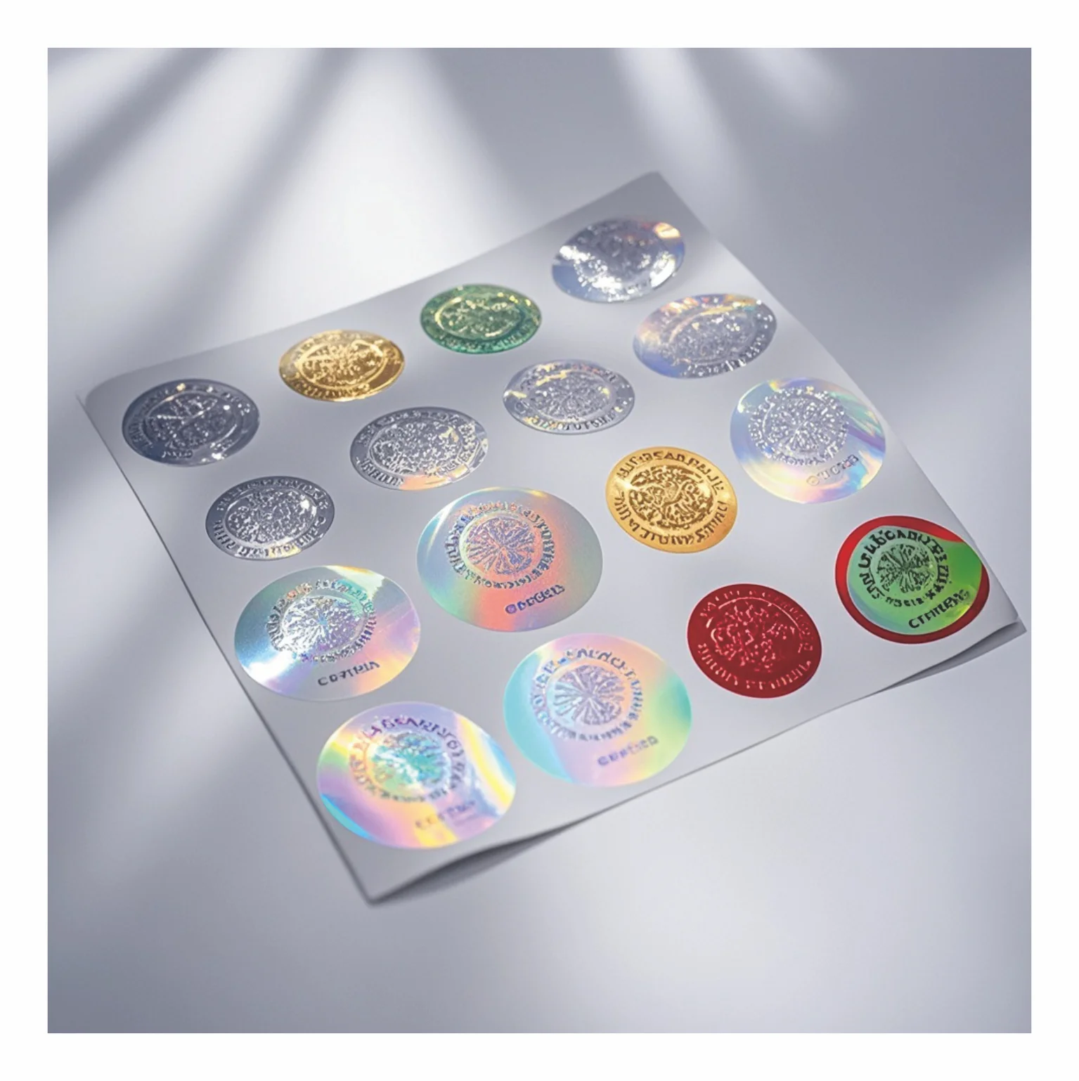Brand New Thank You Stickers For Small Business Holographic Thank You Card For Small Business With High Quality