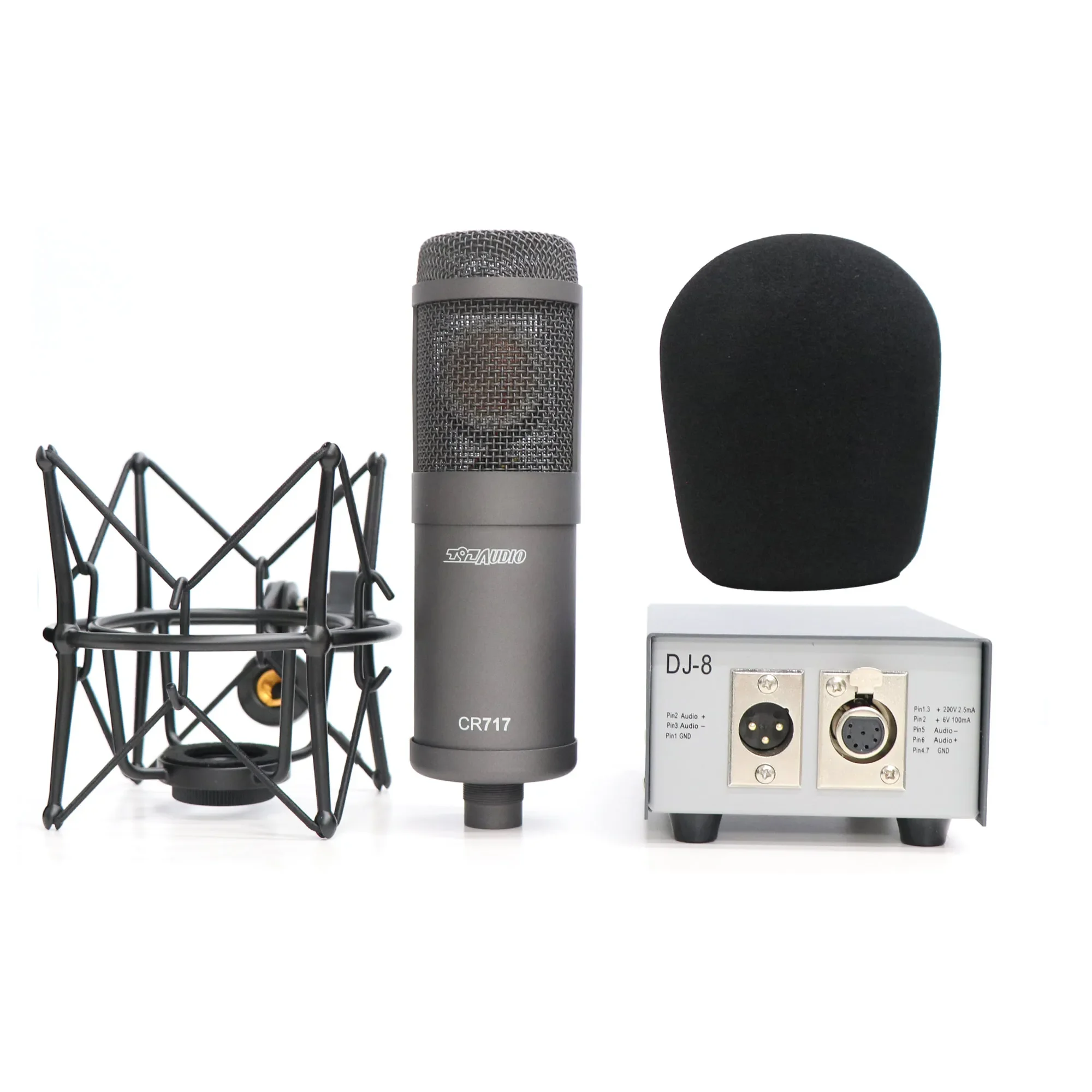 797Audio ATCR03 Vacuum Tube Condenser Microphone Podcast Studio Equipment for Karaoke Professional Mic