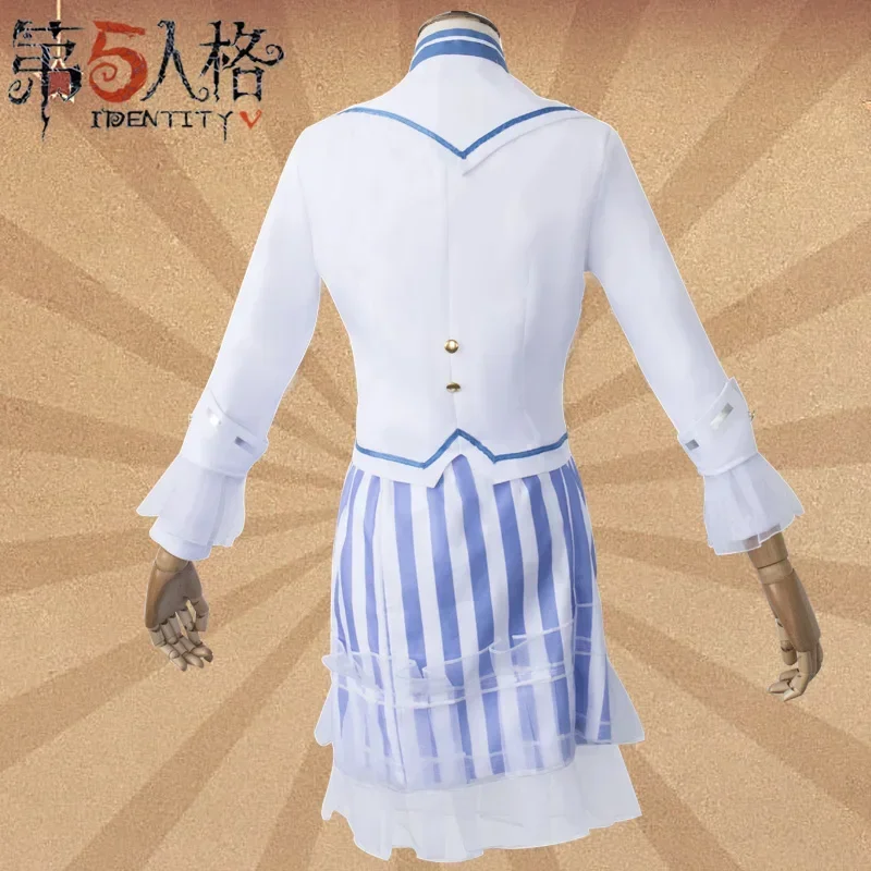 Marta· Betanfeld Harriet Craig Cos Identity V Anime Woman Cosplay Jk College Uniform Costume Set Dress+bowknot+coat