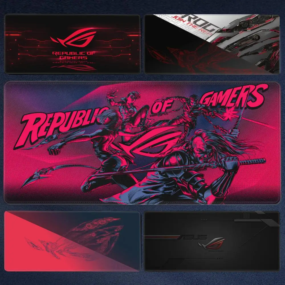

Asus Rog Mause Pad Anime Mouse Mats Gaming Computer Desk Mat Mouse Carpet Pc Accessories Gamer Mouse Pad Speed Rubber Mat