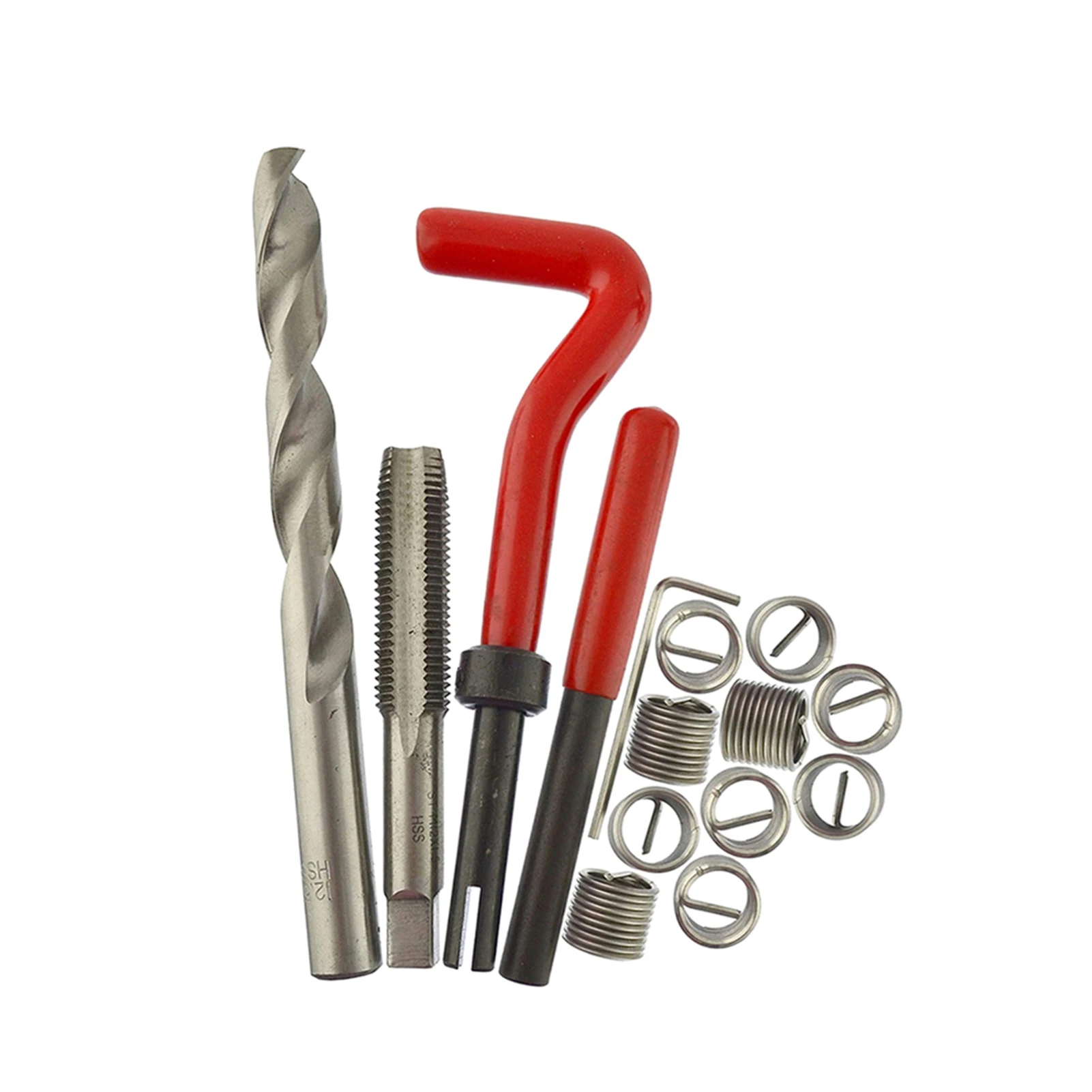【Ausverkauf】 15–30 Stück metrisches Gewinde-Reparatur-Einsatz-Set M5 M6 M8 M10 M12 M14 Helicoil Car Pro Coil Tool M14 * 1,5 Gewinde-Reparatur-Einsatz – Detail 10