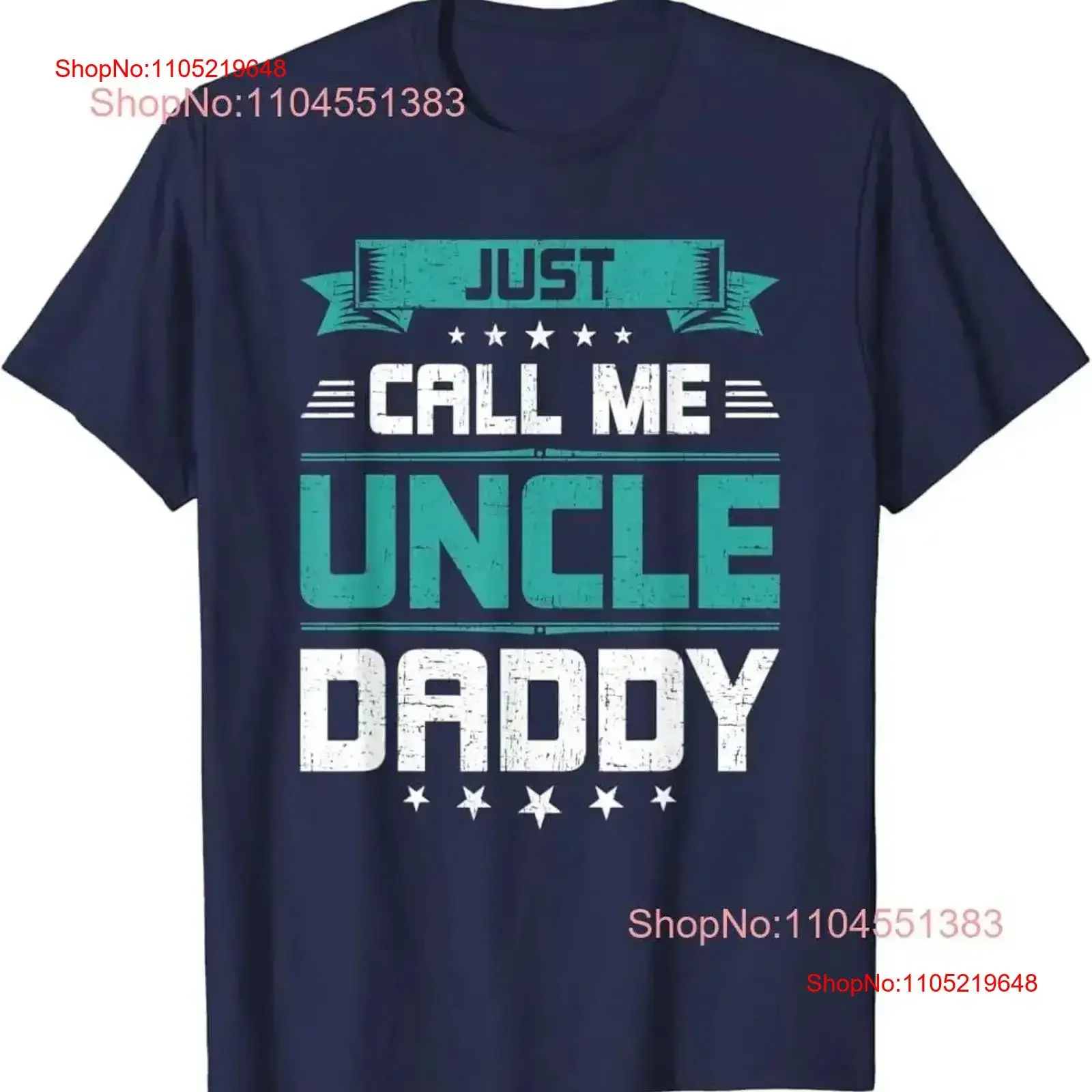 

Футболка Just call me Uncle Daddy, винтажная стираная модная уличная одежда, стильная повседневная дизайнерская одежда, дышащая мужская одежда унисекс