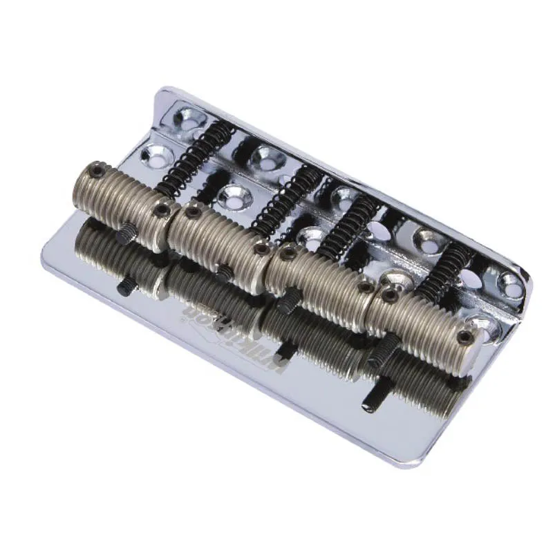 

Wilkinson M-Series Guitar Bridge Spiral saddle For 4-Strings Electric Bass Adjustable string spacing
