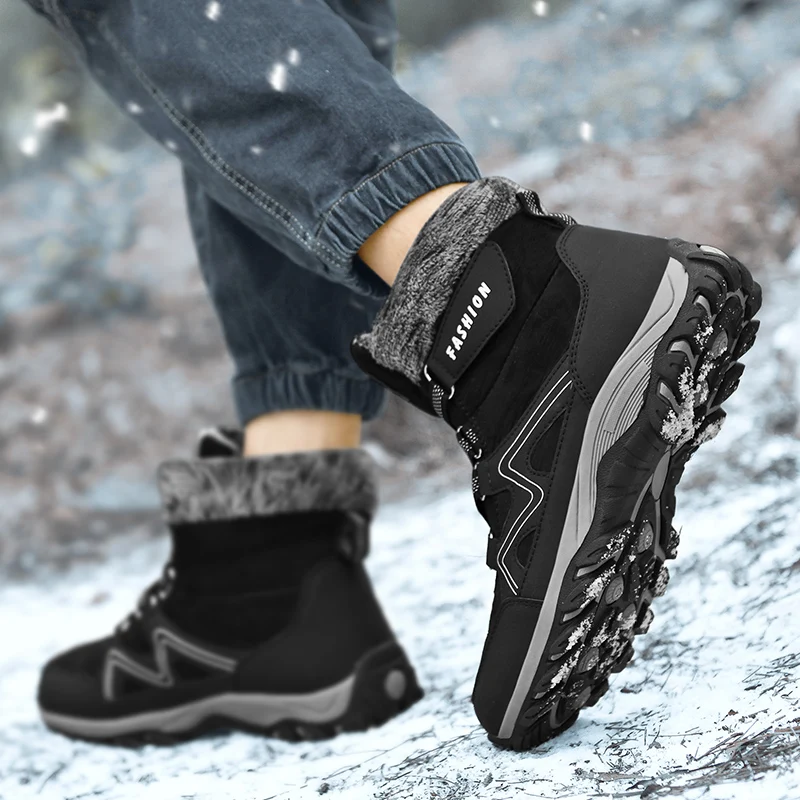 

High-top anti-slip sports cotton boots for winter outdoor use in 2025