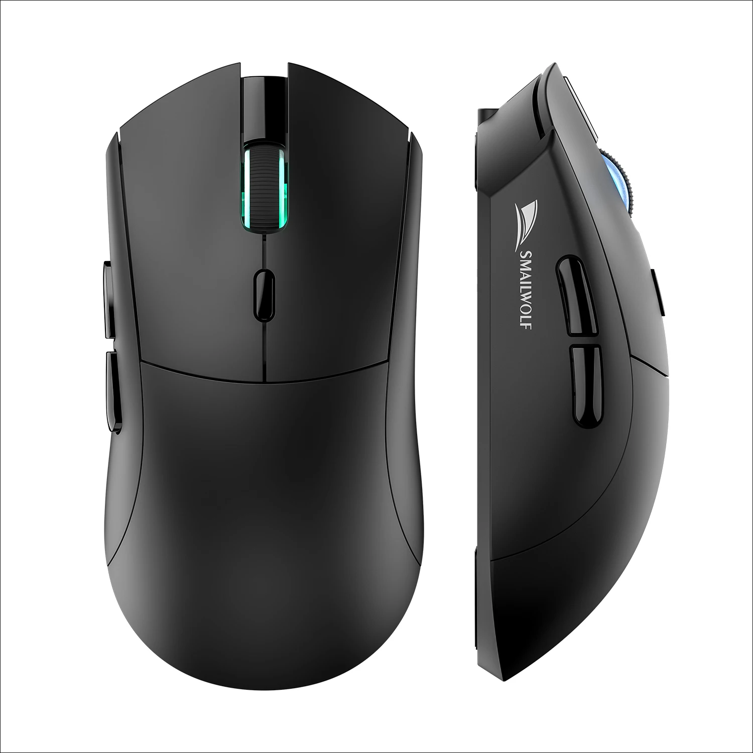 Compact Wireless Mouse on Desk