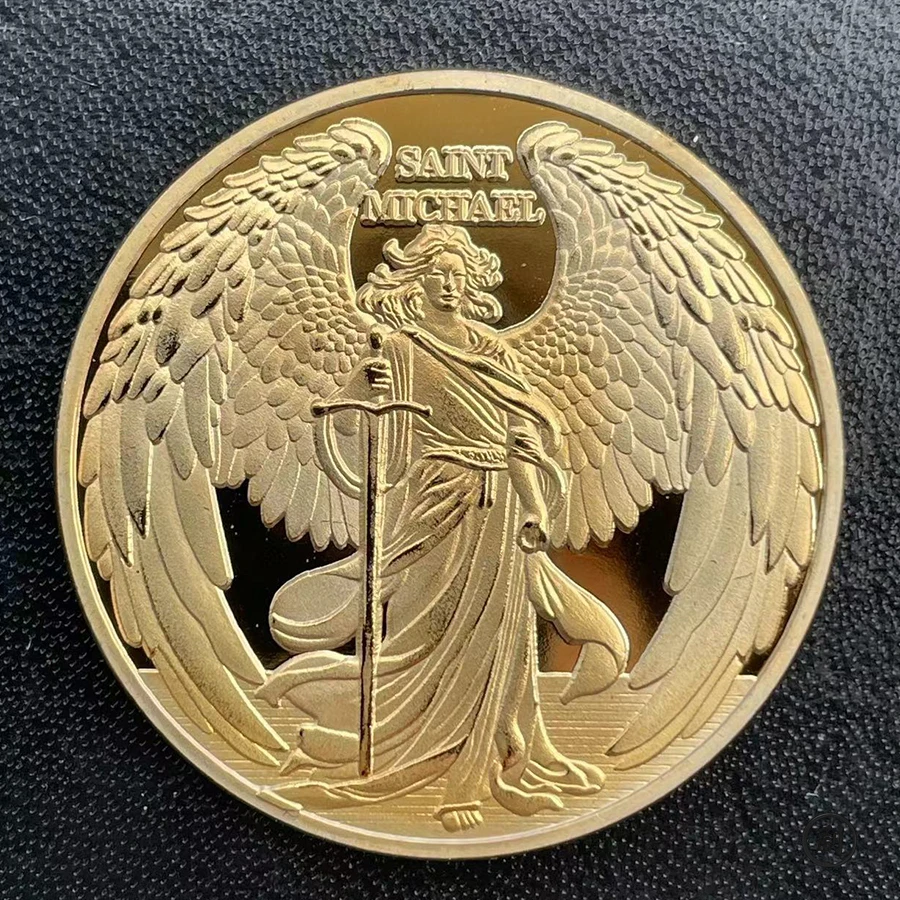 saint michaet souvenir coin