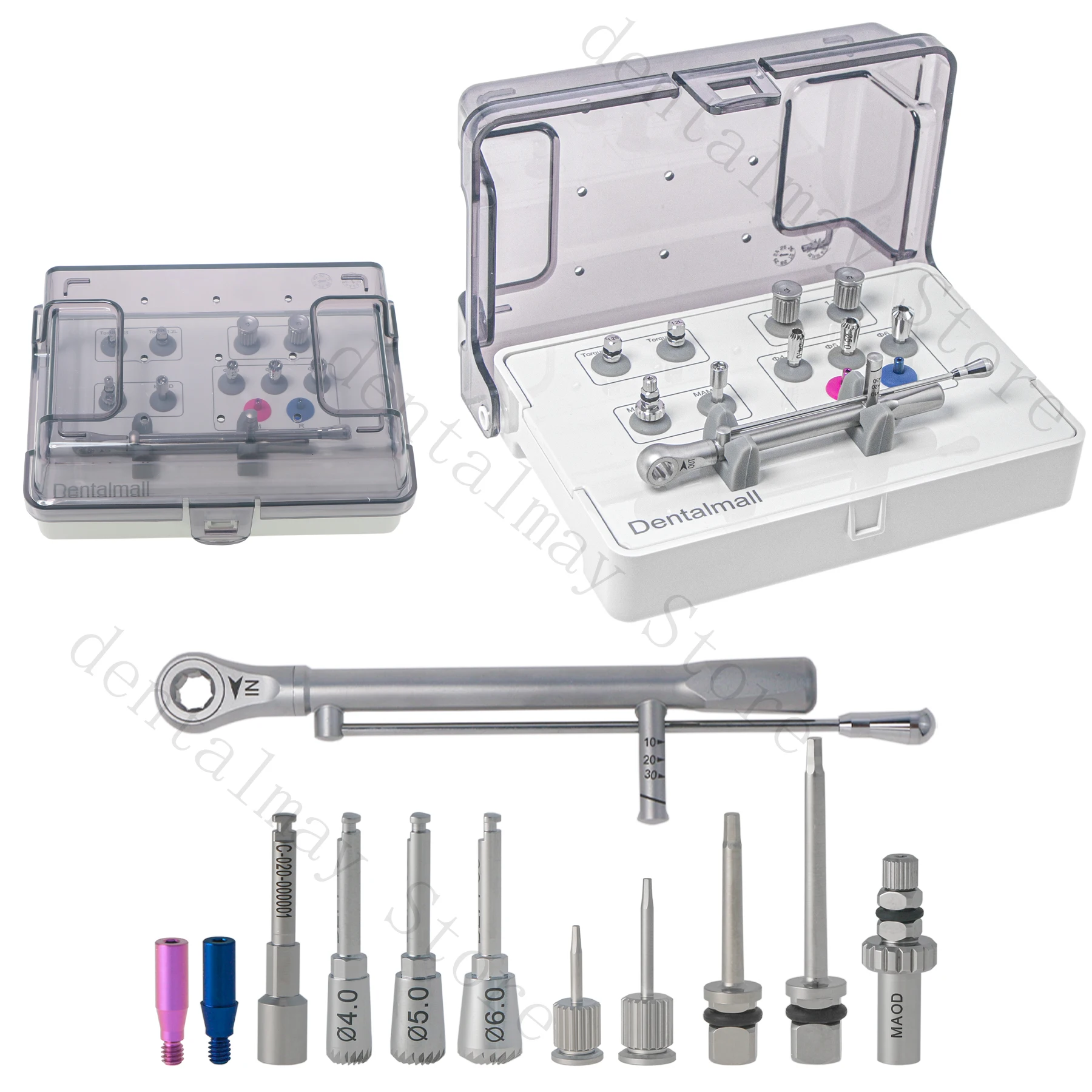 

Dental Implant Hiossen OSSTEM Prosthetic Kit Torque Hand Driver Multi ABT Bone Profiler