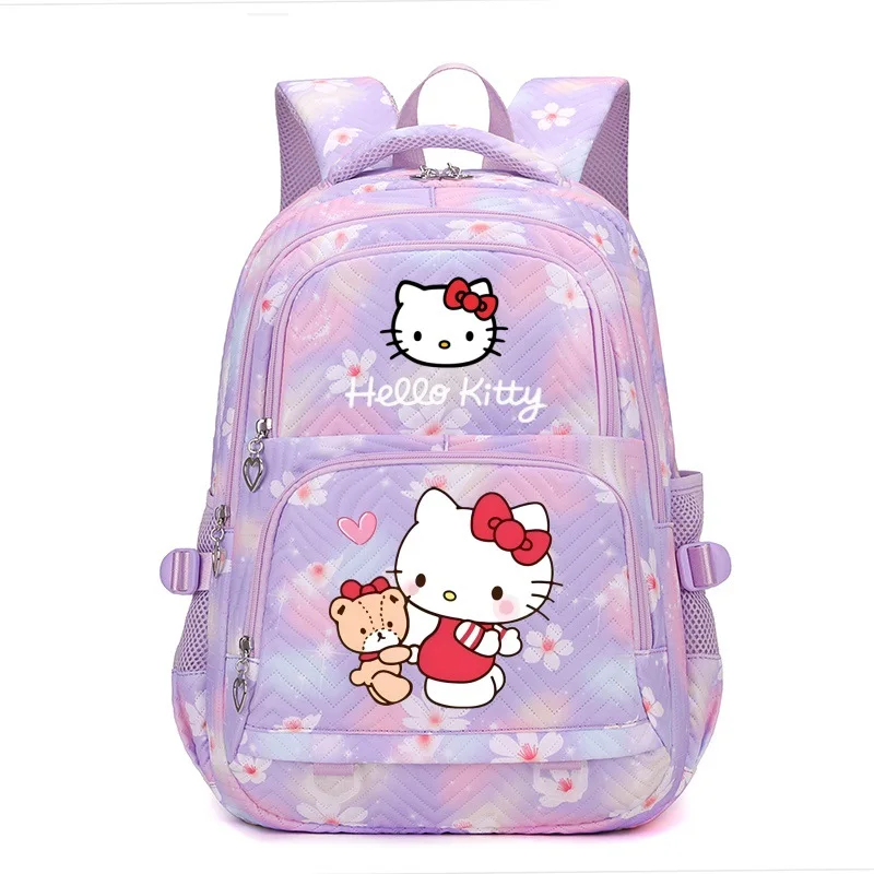 Cute Hello Kitty Backpack Boys Girls Bookbag Student Teenager Children Knapsack Schoolbag Rucksack Mochilas Birthday Gifts