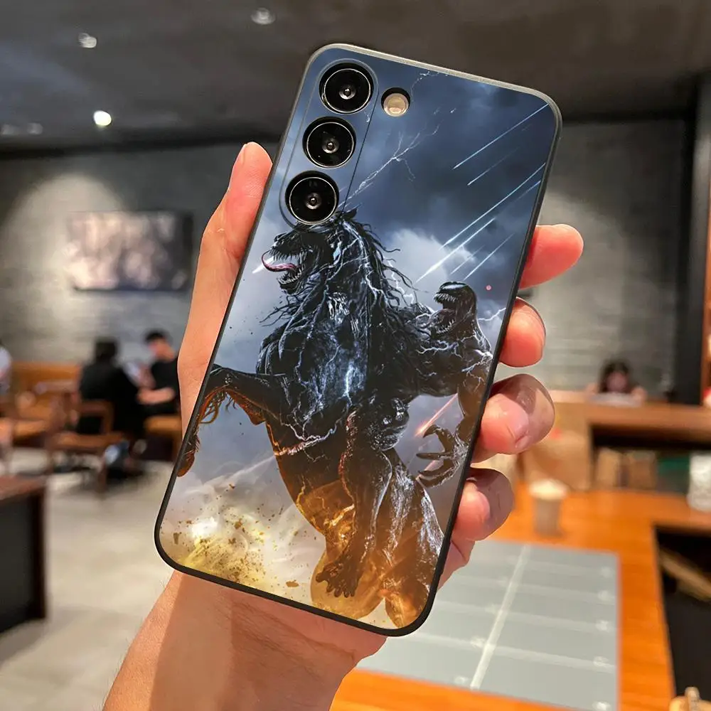Venom Phone Case For Samsung S25 Ultra S24 S23 S22 S21 S20 Plus Fe Galaxy A54 A53 A34 A25 Silicone Cover