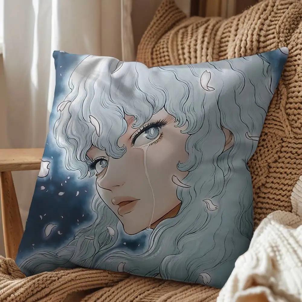 Warriors Armor Guts Berserk Griffith Cushion Cover Suitable For Sofa Car Bedroom Office Cushions Decorative Pillow Case