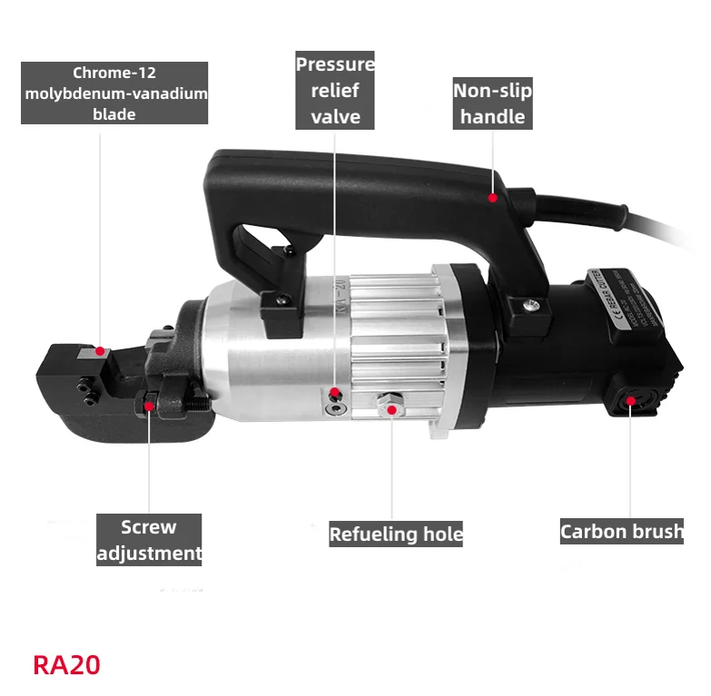 أحدث آلة قطع حديد التسليح المحمولة RA16 #2