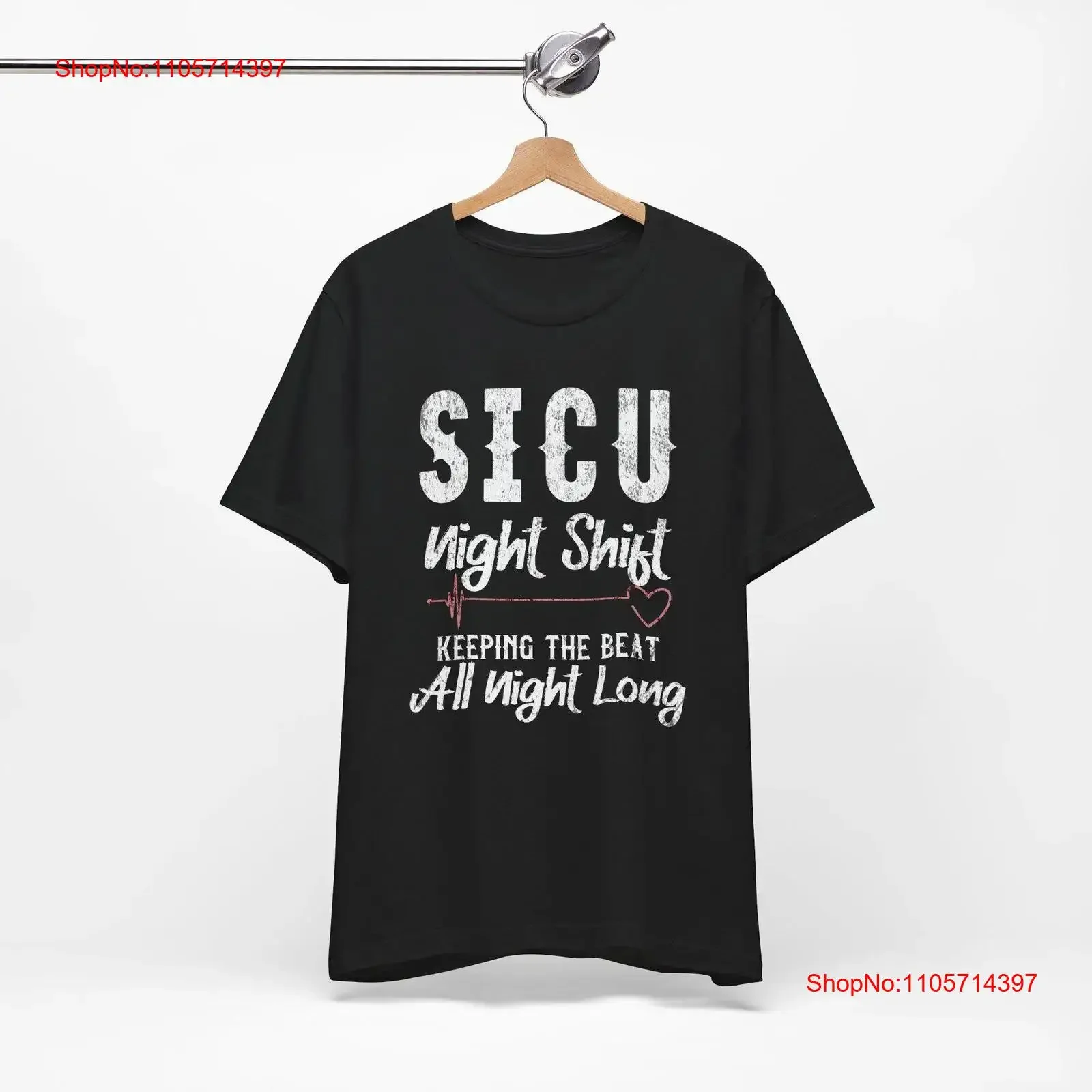 SICU Night Shift Nurse T Shirt Surgical Intensive Care Recovery Room RN Appreciation Critical Post Op vintage Washed