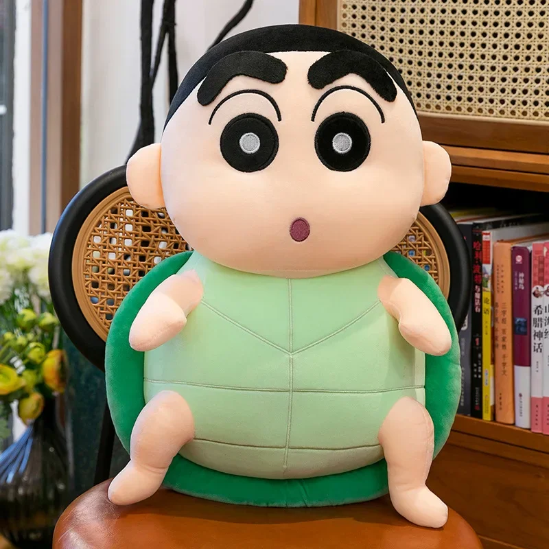 

New 30-60cm Original Crayon Shin Chan Doll Transforms Into Turtle Doll Plush Toy Super Large Cloth Doll Children's Birthday Gift