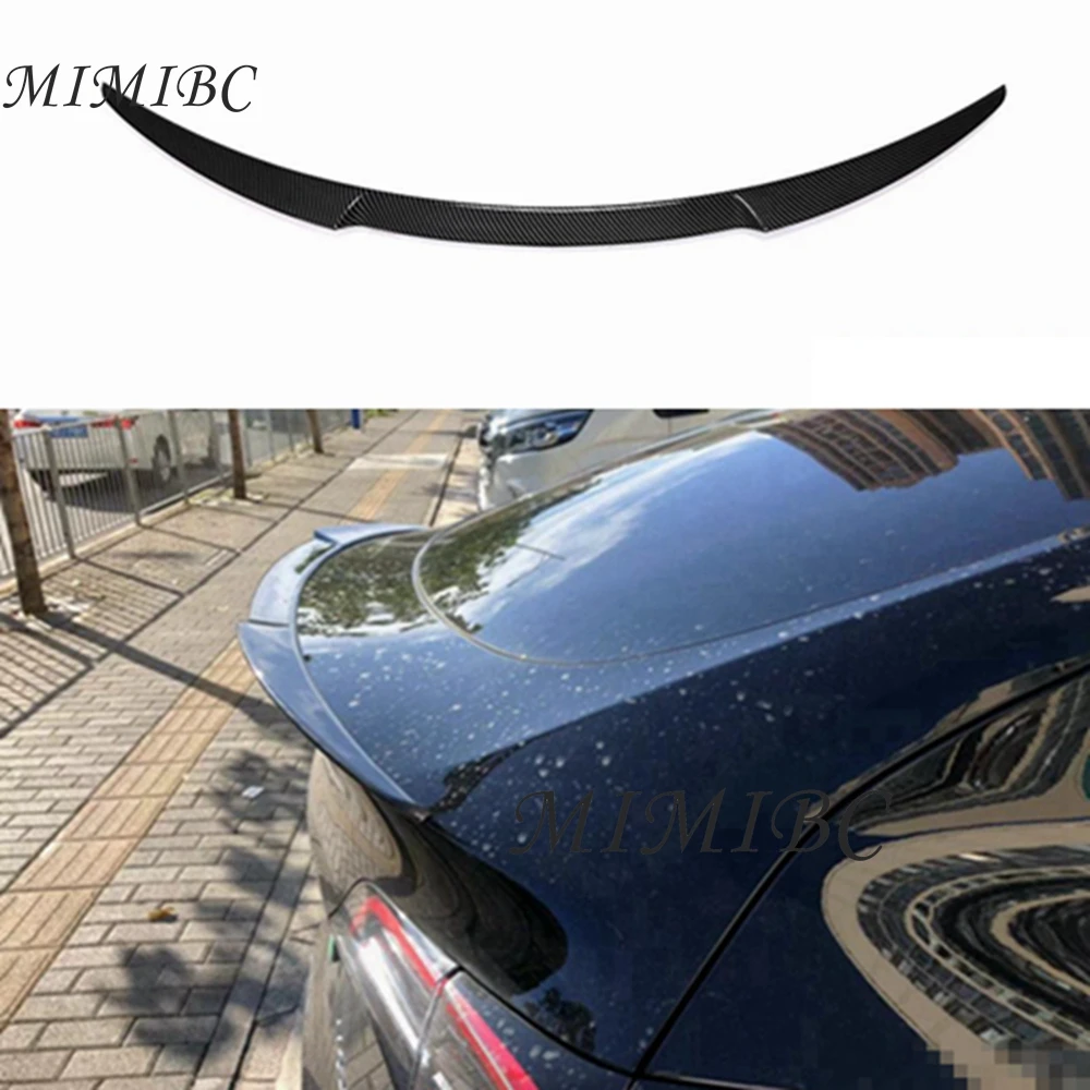 

FOR Tesla Model Y Carbon fiber Rear Spoiler Trunk wing 2017 2018 2019 2020 2021 2022 FRP Matte Forged carbon