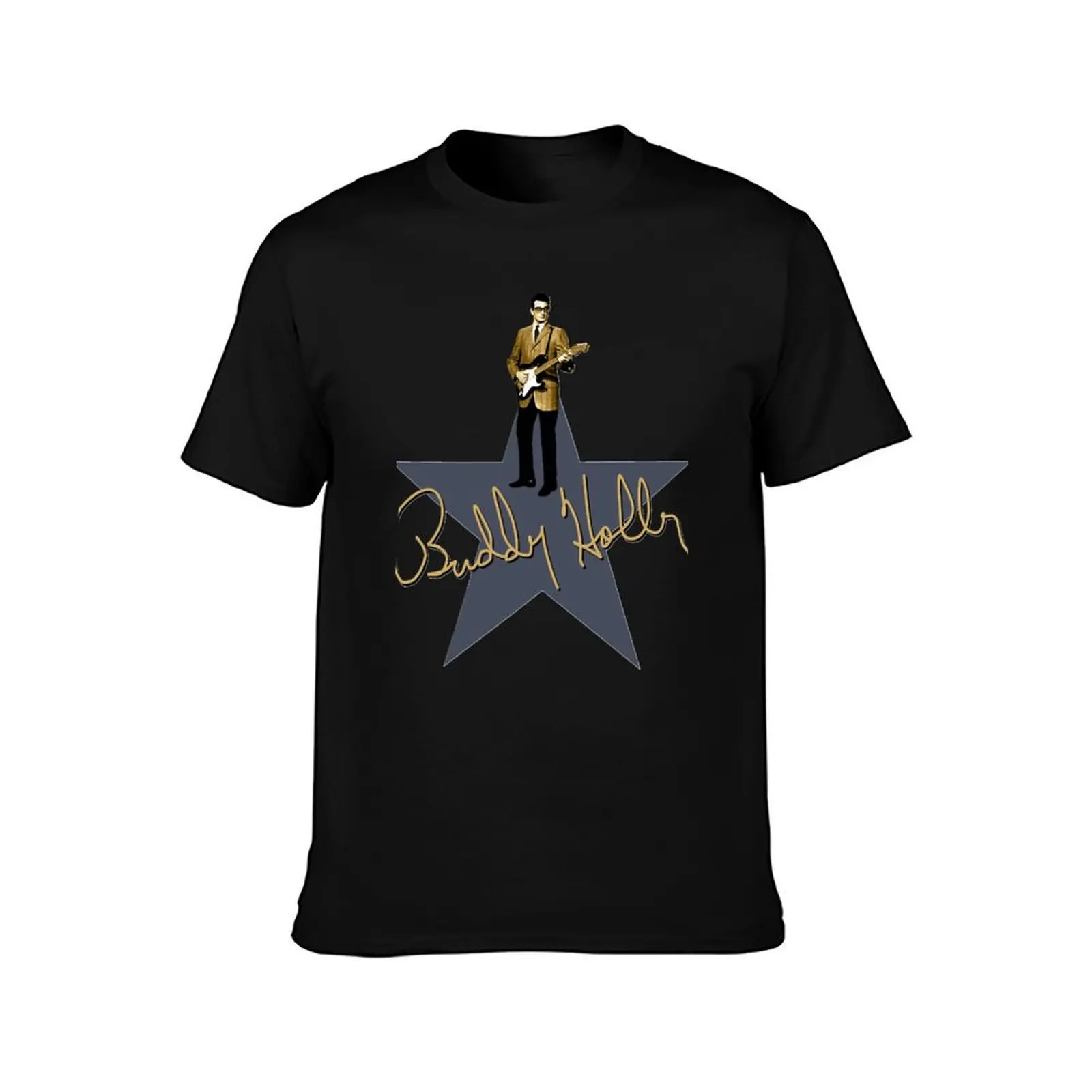 Buddy Holly Signature Classic T-Shirt funny t shirts man T-Shirt