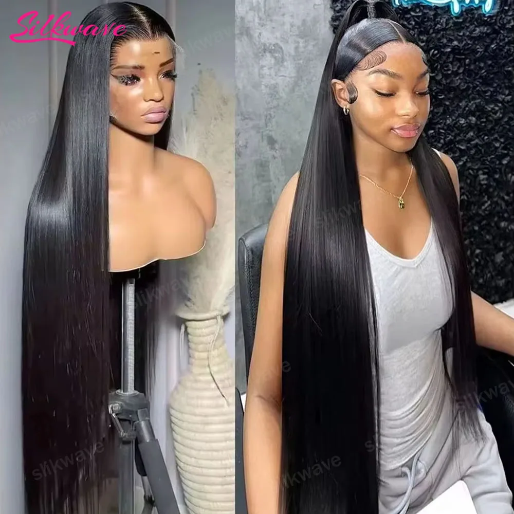 

Прямые парики из натуральных человеческих волос 40 дюймов, 13x4, 13x6 HD Lace Frontal, прямые волосы, 4x4, 5x5, безклеевые парики, готовые к носке, предварительно нарезанные.