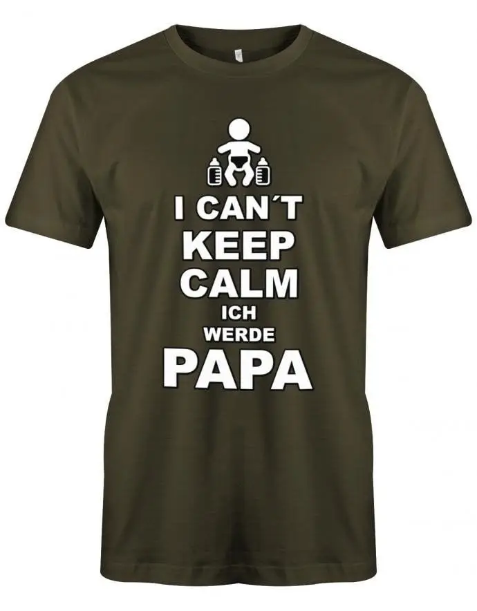 Футболка Werdender Papa I Cant Keep Calm Ich Werde Geschenk Für Werdende Вяter
