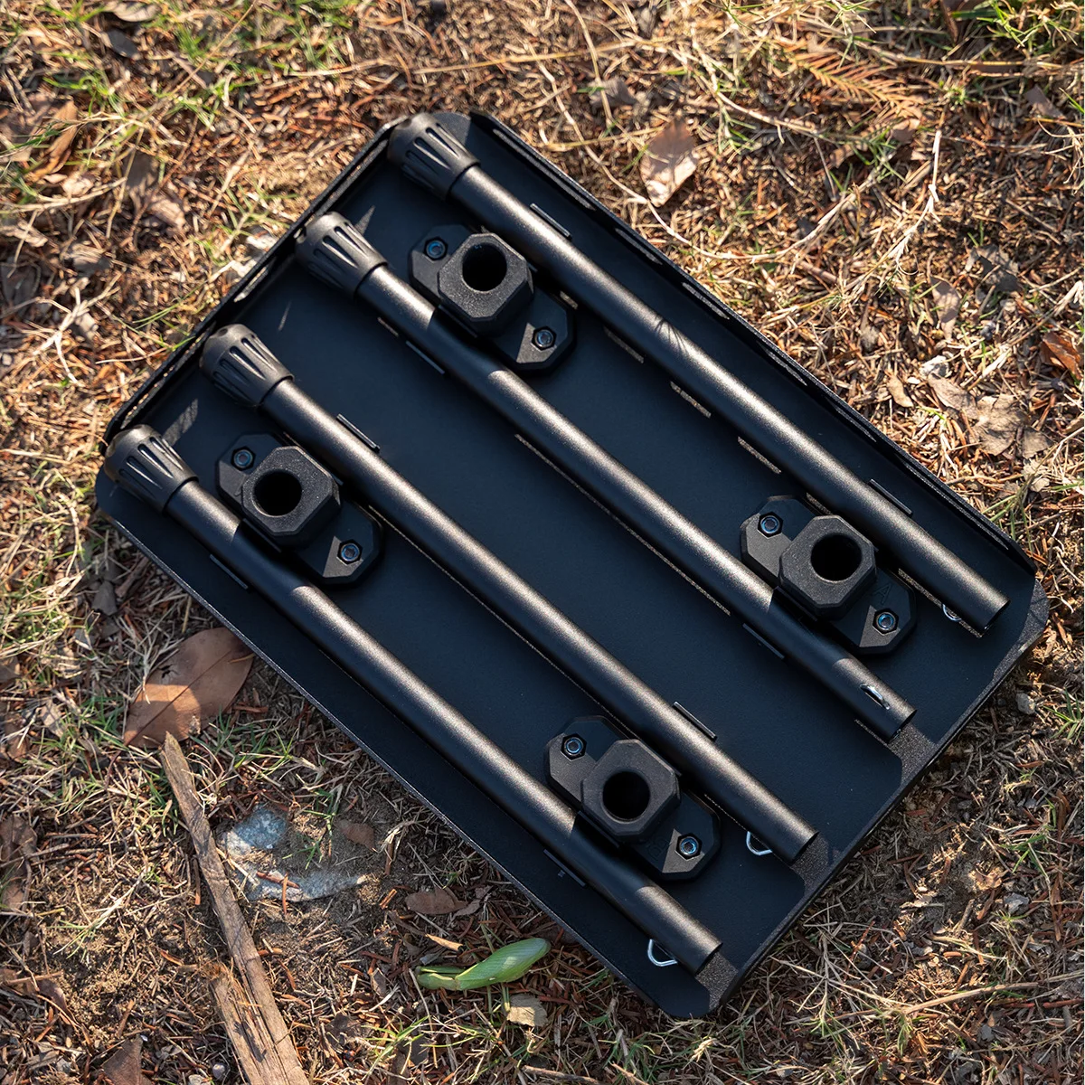 Imagem -04 - Camping Tactical Folding Stool com Bolsa de Armazenamento Lightpeso Pony Stool Portátil ao ar Livre Piquenique Pesca Cadeira de Alumínio