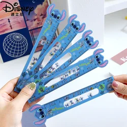 5/20pcs Disney Shake 15cm Ruler Cartoon Lilo And Stitch Acrylic Student Drawing Ruler Stationery Gift