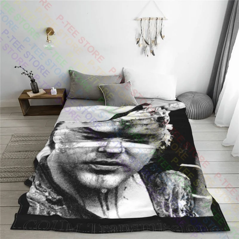 Coum Transmissions Throbbing Gristle Psychic Tv Coil Nurse With Wound Blanket Textile Super Warm Decorative Sofa