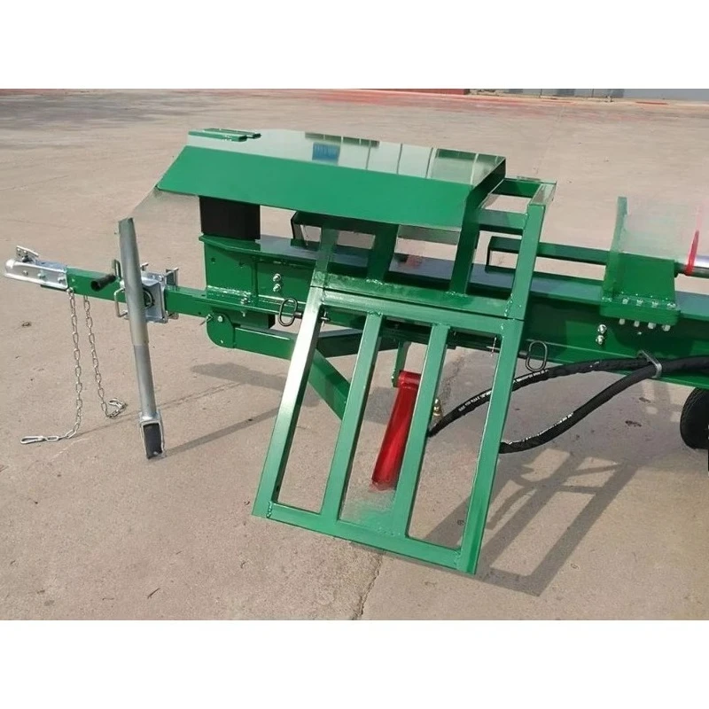 Approved 50Ton Diesel Powered Log Splitter Firewood Processor Hydraulic Lifting Arms Electric Start for Farm Use