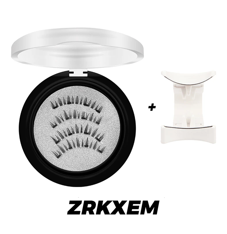 1 Set Premium Magnetische Wimpern Kit mit Applikator Wiederverwendbares Klebefreies Magnet-Wimpern-Set für Natürliches & Glamouröses Make-up – Detail 9