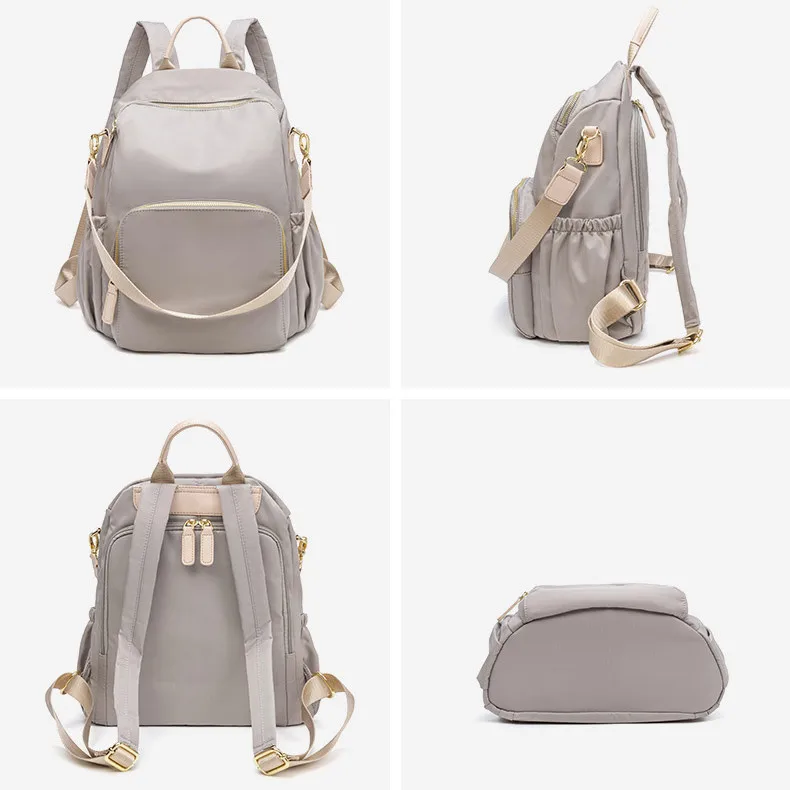 Anti-theft Oxford cloth backpack female bag 2022 new Korean version of the fashionable versatile nylon canvas travel backpack