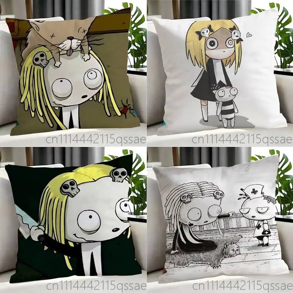 Lenore FOR The Cute Little Dead Girl Pillow cases Sofa cushion cover home bedroom room decoration
