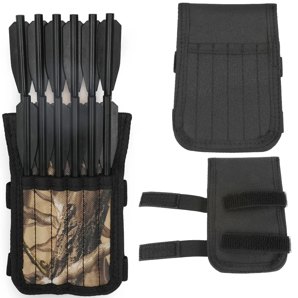 

1PC Archery Crossbow Arrow Quiver Short Arrow Bag Single/Double Layer Hand-held Protector Arrow Holder for Hunting Shooting